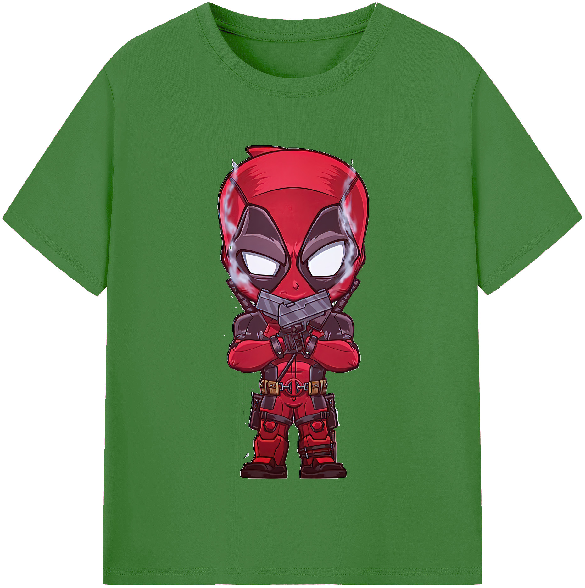 （画像用） Deadpool デッドプール レディースカジュアルプリントTシャツ（綿100％）